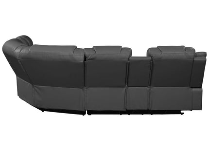 Challenger - Recliner Sectional Sofa, Built In USB, C Ports & Bluetooth