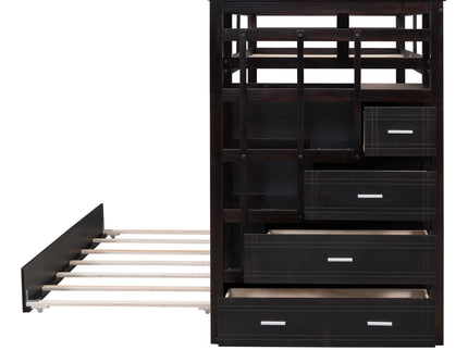 Bunk Bed With Trundle And Staircase