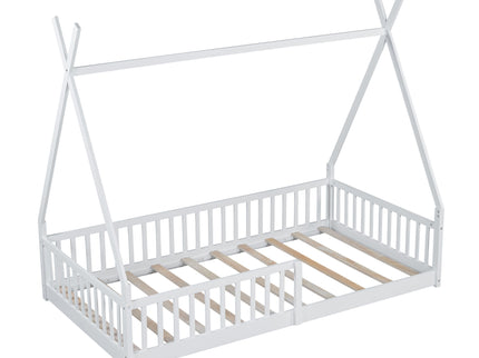 House Shaped Design Bed With Fence
