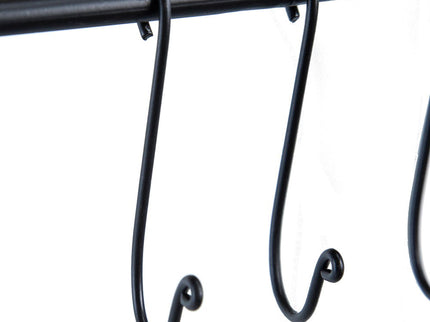 Laundry Rack With Accordion Design - Brown / Black - Black Brown