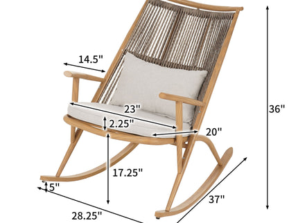 Outdoor Rocking Chair - Maple