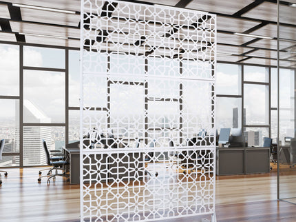 Outdoor & Indoor Metal Freestanding Decorative Privacy Screen