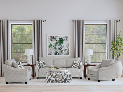 Mingle ] Upholstered Sofa - Light Gray