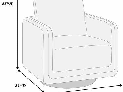 Swivel Accent Chair Upholstered