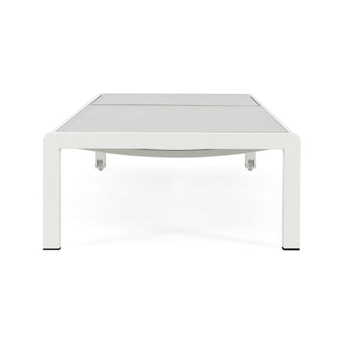 Outdoor Patio Chaise Lounge With 5 Reclining Positions