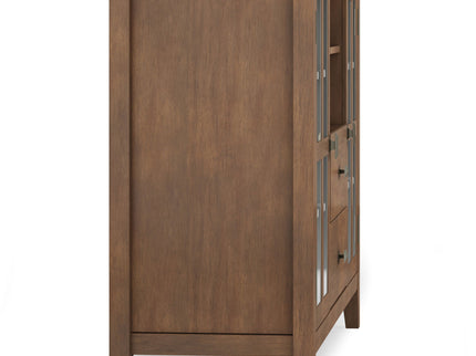 Artisan - Tall TV Media Stand - Rustic Natural Aged Brown