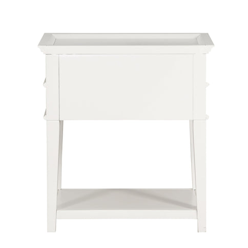 Carmona - 2 Drawer Tray Top Nightstand Pulls