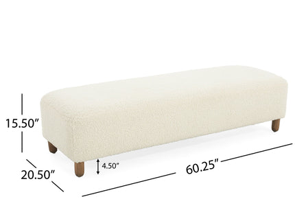 Comfortable Ottoman - White