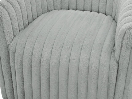 Alexa - Barrel Swivel Chair - Gray