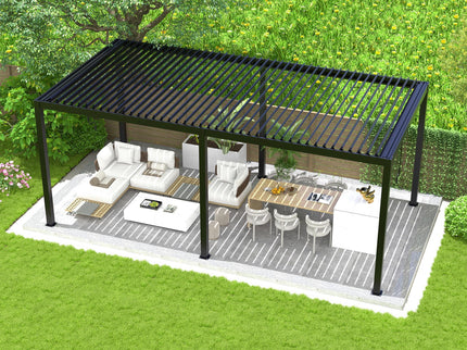 Louver Pergola Aluminium Frame & Louvers