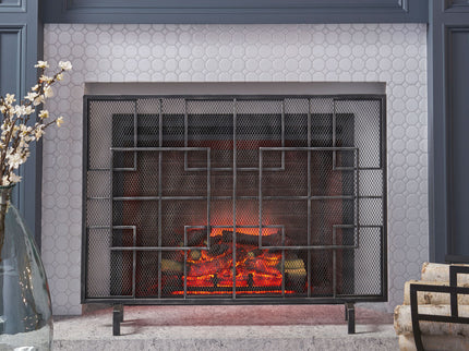 Dorothy - Modern Single Panel Iron Fire Screen