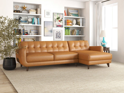 Allison - Mid-Century Modern Sectional Sofa Chaise