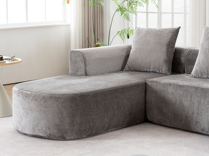 Modular Sectional Sofa With L Shape Chaise With Deep Seat