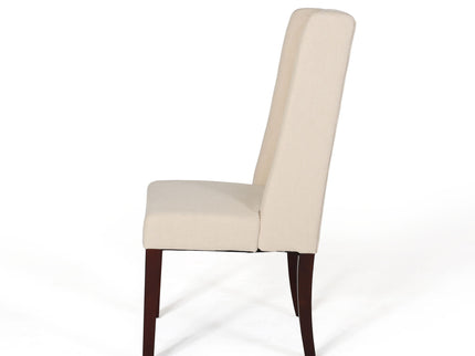 Sophisticated Tufted Dining Chair With High Back Design