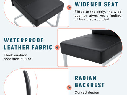 Coaster Dining Chairs With Built In Spring Packages & Ergonomic Design