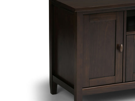 Warm Shaker - TV Media Stand Handcrafted - Tobacco Brown