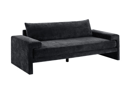 Upholstered 3 Seater Sofa With Wide Armrests