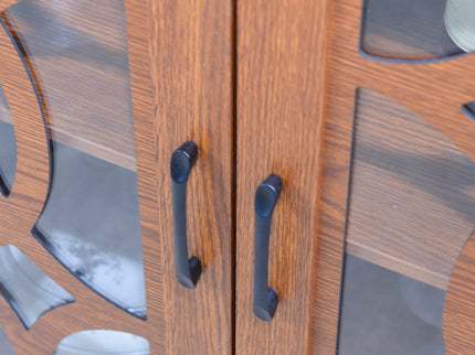 Spacious Sideboard With Adjustable Shelf Storage - Dark Oak