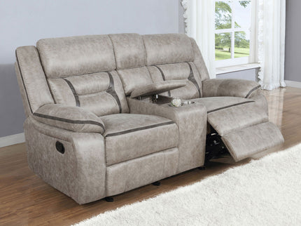 Brazelton - Glider Loveseat With Console