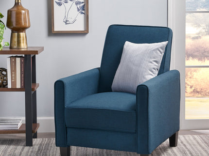 Upholstered Push Back Recliner Chair For Living Room