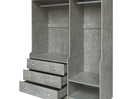 Open Wardrobe Storage For Bedroom