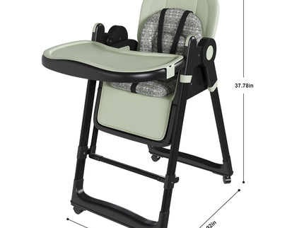 Convertible Baby High Chair To Rocker With 5 Point Harness