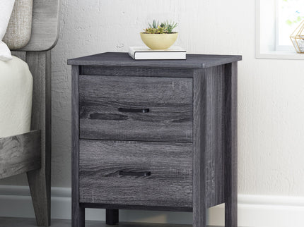 Titeca - Contemporary Wood 2 Drawer Nightstand