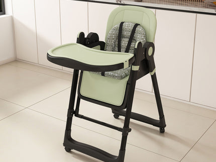 Convertible Baby High Chair To Rocker With 5 Point Harness