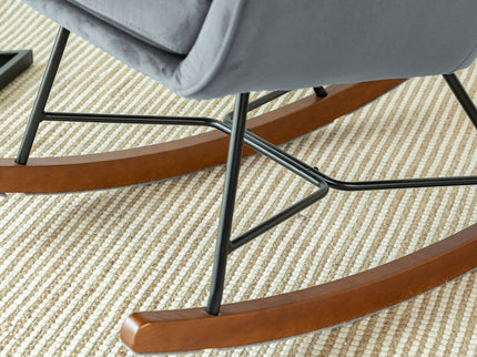 Hannah - Rocking Chair - Gray