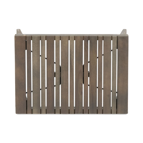 Temptation - Outdoor Foldable Side Table With Slat Design