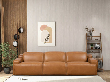 Urbana - Triple Power Recliner Sofa - Tan