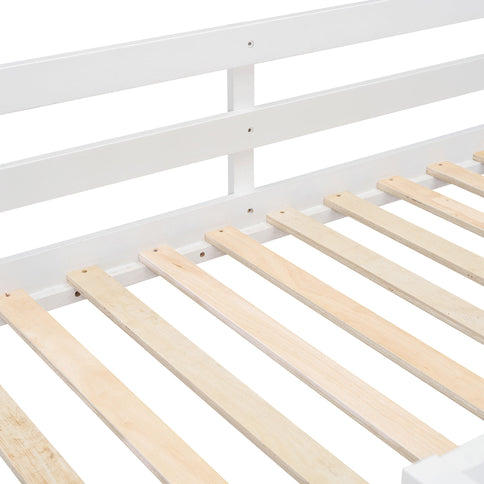 Bunk Bed With 4 Drawers And 3 Shelves