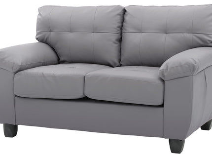Stylish Loveseat With Padded Arms