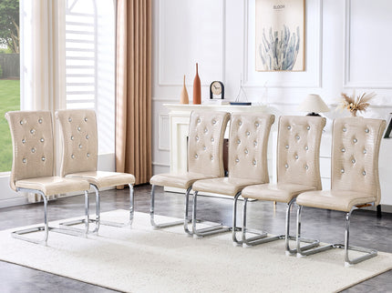Elegant Design Upholstered Dining Chairs