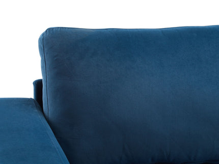 Modern Square Arm Sofa With Soft Fabric Upholstery, Deep Cushions
