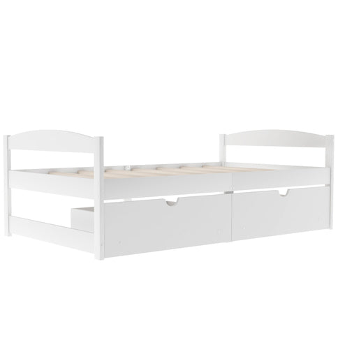 Platform Bed With 2 Drawers
