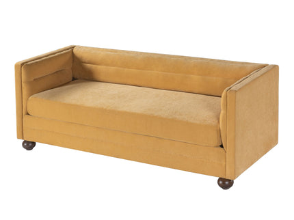 3 Seater Sofa Upholstery With Square Arms, Living Room Couch