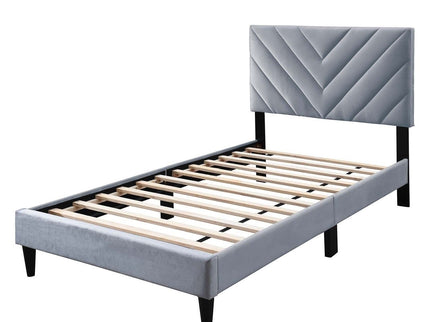 Bed Set With Adjustable Headboard