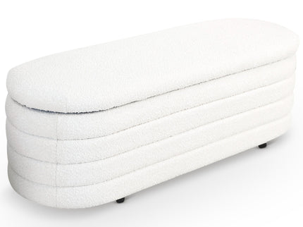 Cabana - Bench With Storage - Ivory