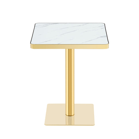 Square Small Kitchen Table With Pedestal Base