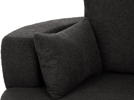 360° Swivel Chair Accent Barrel Chair With Removable Pillows
