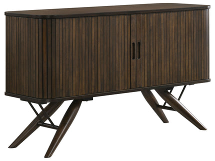 Wes - 2 Door Sideboard Buffet Storage Cabinet - Walnut
