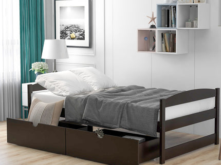 Platform Bed With 2 Drawers
