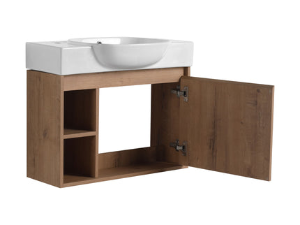 Sleek Design Freestanding Bathroom Vanity With Sink, Soft Close Door