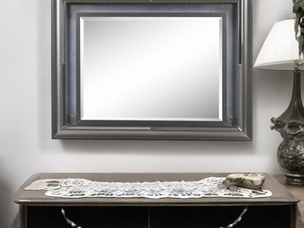 Sawyer - Metallic Mirror With LED - Gray