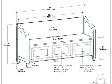 Connaught - Storage Bench