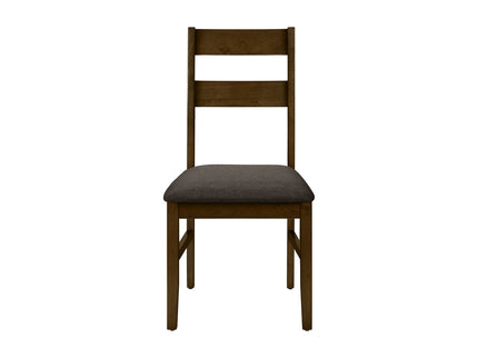 Dining Chair, Upholstered, Side, Dining Room, Transitional (Set of 2) - Brown