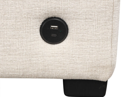 Single Pull Out Sofa Bed With USB Ports And Cup Holders