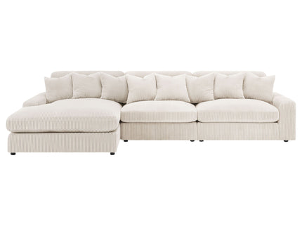 Cassidy - Upholstered Sectional Sofa With Reversible Cushions