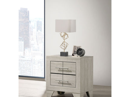 Strout - 2 Drawer Nightstand - Cream
